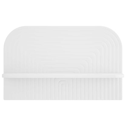 Wall Shelf 2 pcs White 60 x 13.5 x 37.5 cm Engineered Wood