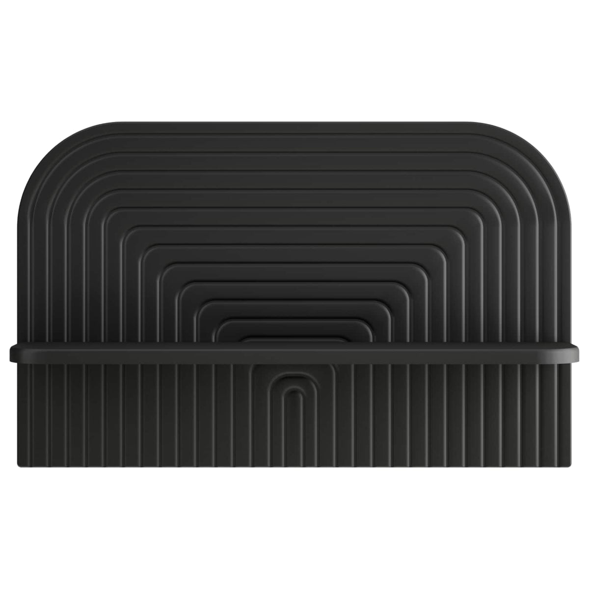 Wall Shelf 2 pcs Black 60 x 13.5 x 37.5 cm Engineered Wood
