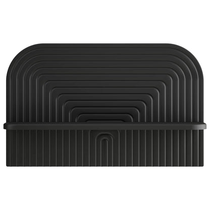 Wall Shelf 2 pcs Black 60 x 13.5 x 37.5 cm Engineered Wood