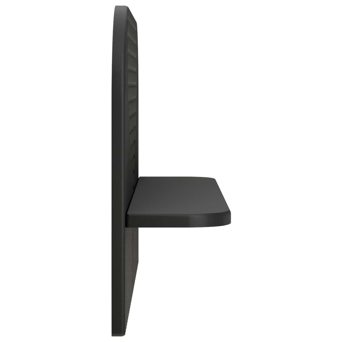 Wall Shelf 2 pcs Black 60 x 13.5 x 37.5 cm Engineered Wood