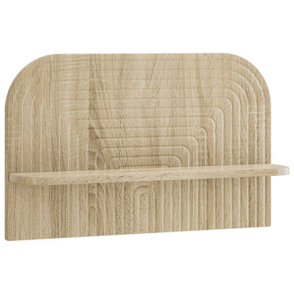 Wall Shelf 2 pcs Sonoma Oak 60 x 13.5 x 37.5 cm Engineered Wood