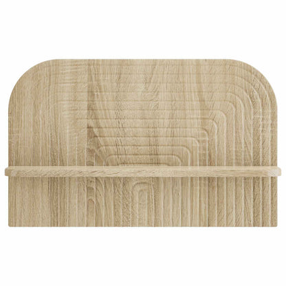 Wall Shelf 2 pcs Sonoma Oak 60 x 13.5 x 37.5 cm Engineered Wood