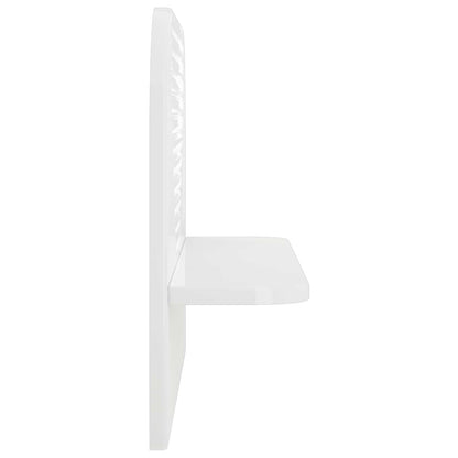 Wall Shelf 2 pcs High Gloss White 60 x 13.5 x 37.5 cm