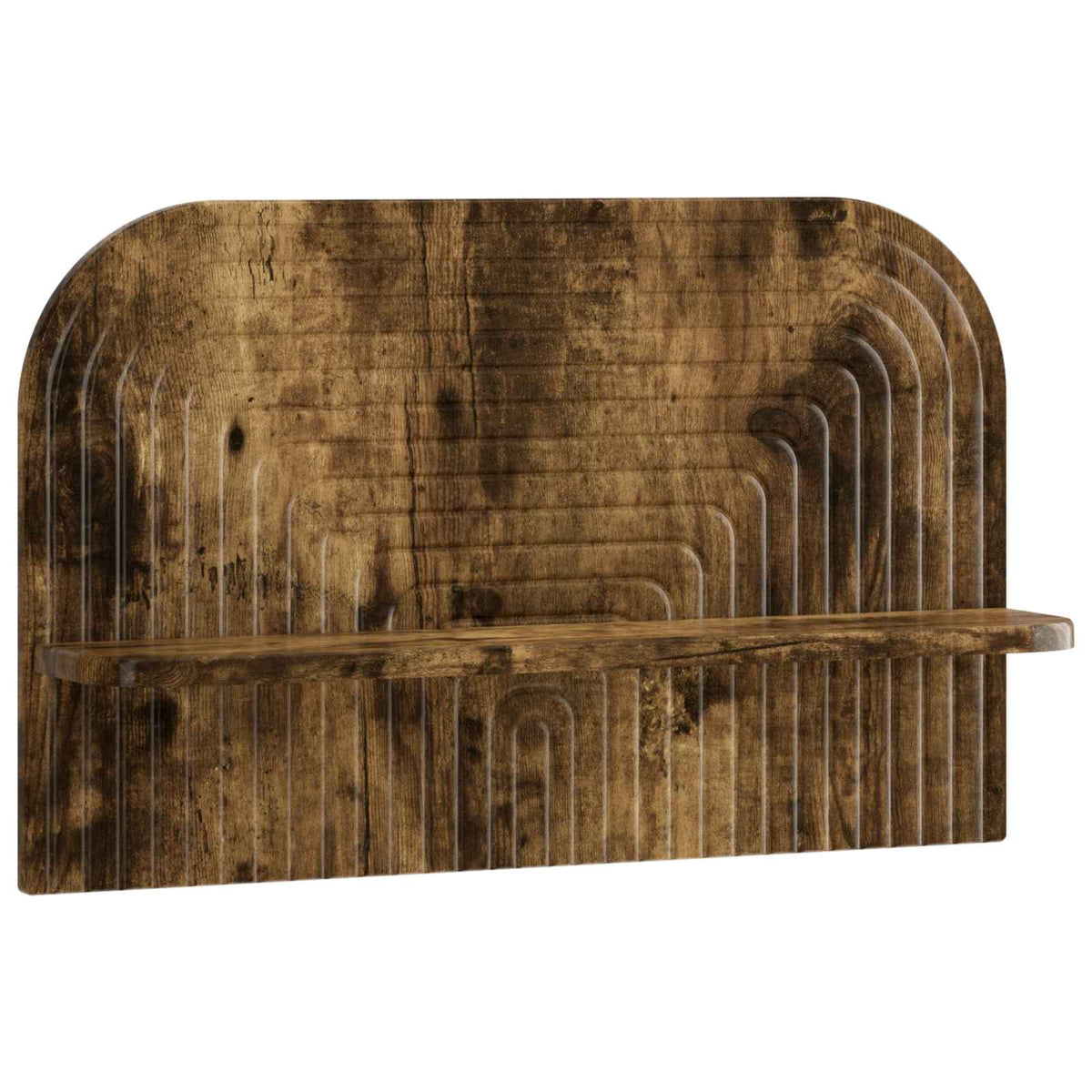 Wall Shelf 2 pcs Smoked Oak 60 x 13.5 x 37.5 cm Engineered Wood