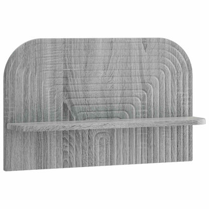 Wall Shelf 2 pcs Grey Sonoma 60 x 13.5 x 37.5 cm