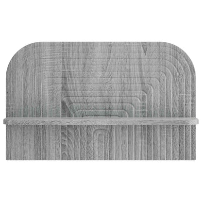 Wall Shelf 2 pcs Grey Sonoma 60 x 13.5 x 37.5 cm