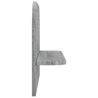 Wall Shelf 2 pcs Grey Sonoma 60 x 13.5 x 37.5 cm