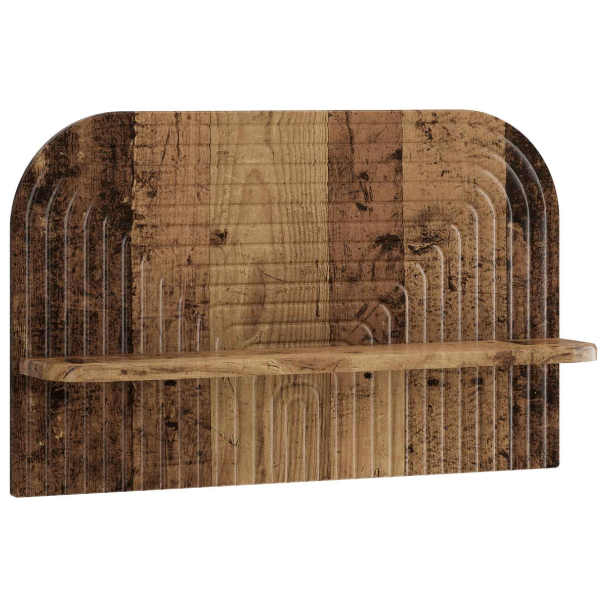 Wall Shelf 2 pcs Old Wood 60 x 13.5 x 37.5 cm Engineered Wood