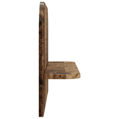Wall Shelf 2 pcs Old Wood 60 x 13.5 x 37.5 cm Engineered Wood
