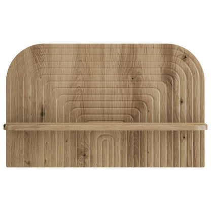 Wall Shelf 2 pcs Artisan Oak 60 x 13.5 x 37.5 cm