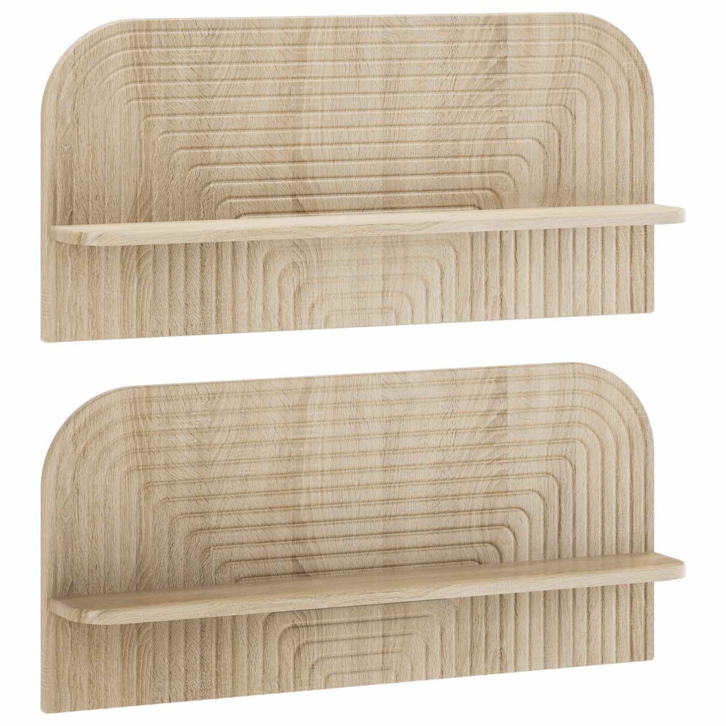 Wall Shelf 2 pcs Sonoma Oak 80.5 x 13.5 x 37.5 cm