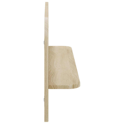 Wall Shelf 2 pcs Sonoma Oak 80.5 x 13.5 x 37.5 cm