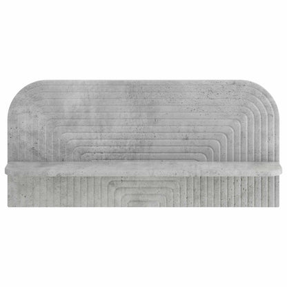Wall Shelf 2 pcs Concrete Grey 80.5 x 13.5 x 37.5 cm