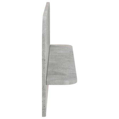 Wall Shelf 2 pcs Concrete Grey 80.5 x 13.5 x 37.5 cm
