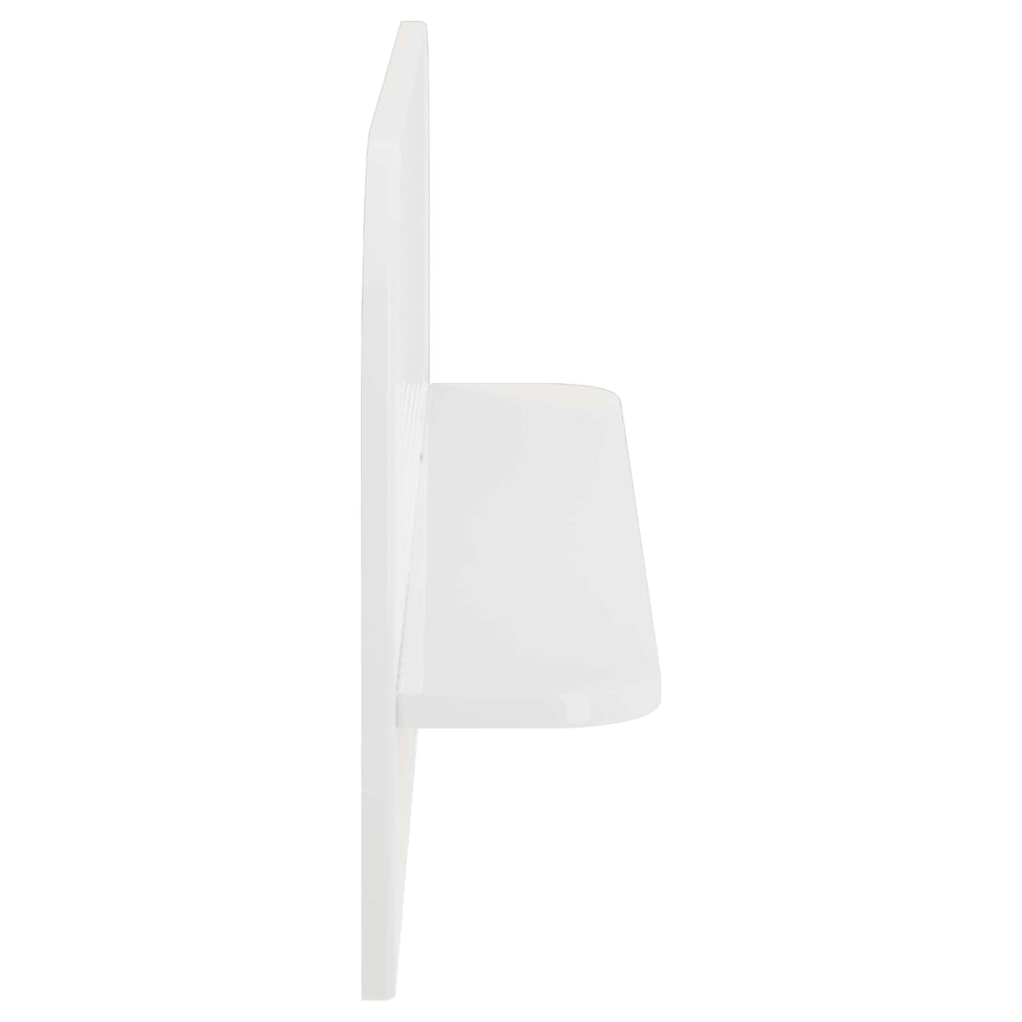 Wall Shelf 2 pcs High Gloss White 80.5 x 13.5 x 37.5 cm