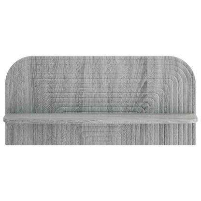 Wall Shelf 2 pcs Grey Sonoma 80.5 x 13.5 x 37.5 cm