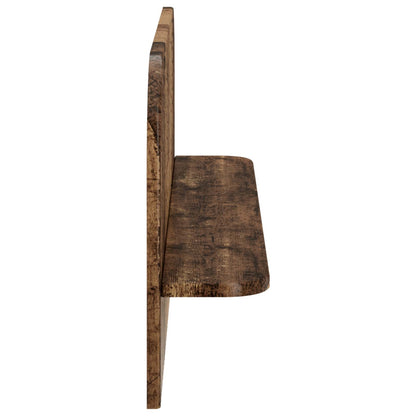 Wall Shelf 2 pcs Old Wood 80.5 x 13.5 x 37.5 cm Engineered Wood