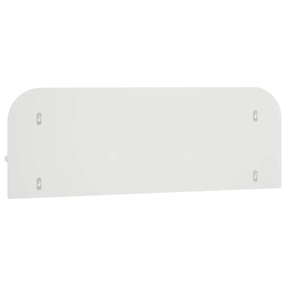 Wall Shelf 2 pcs White 102 x 13.5 x 37.5 cm Engineered Wood