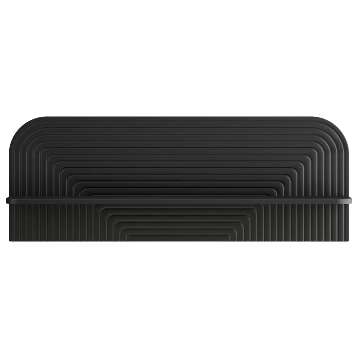 Wall Shelf 2 pcs Black 102 x 13.5 x 37.5 cm Engineered Wood