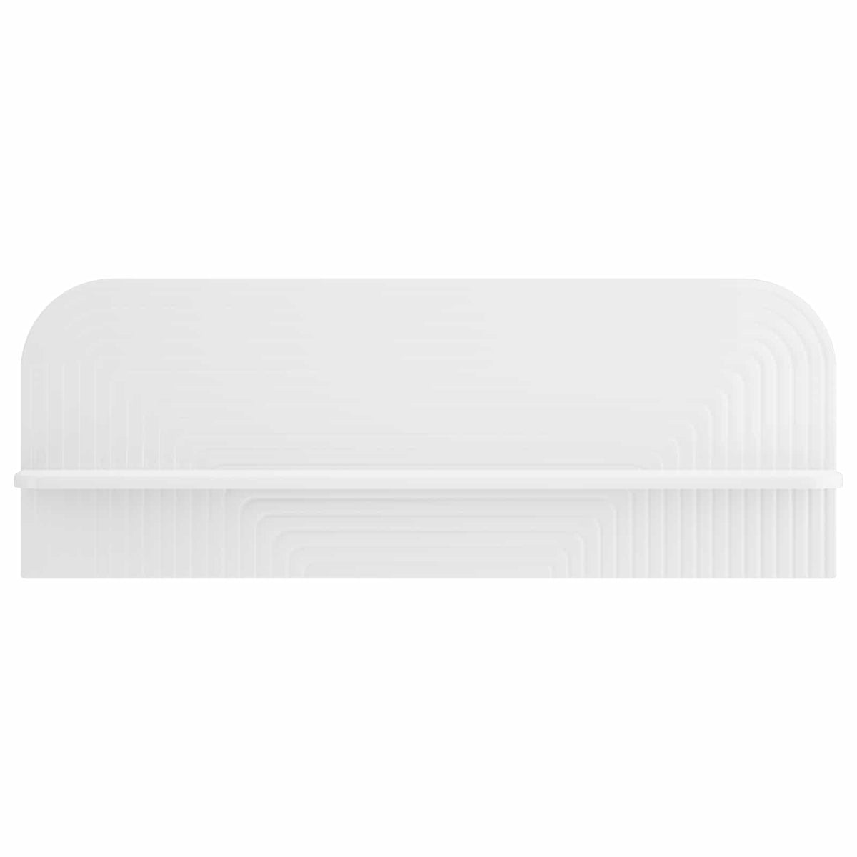 Wall Shelf 2 pcs High Gloss White 102 x 13.5 x 37.5 cm