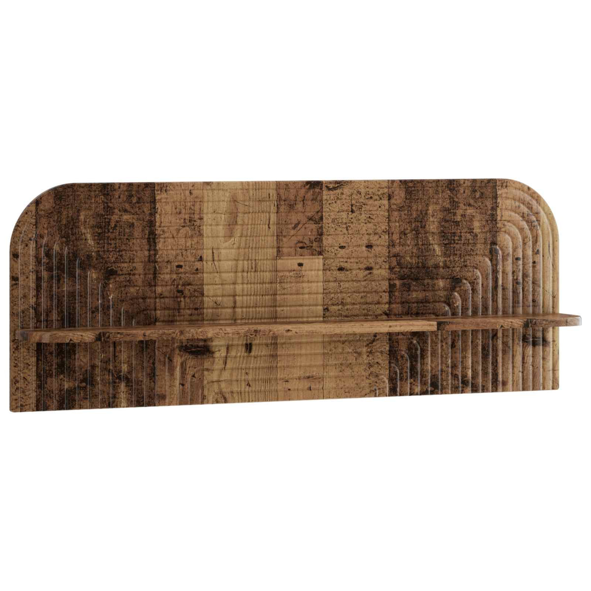 Wall Shelf 2 pcs Old Wood 102 x 13.5 x 37.5 cm Engineered Wood