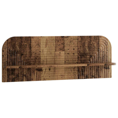 Wall Shelf 2 pcs Old Wood 102 x 13.5 x 37.5 cm Engineered Wood