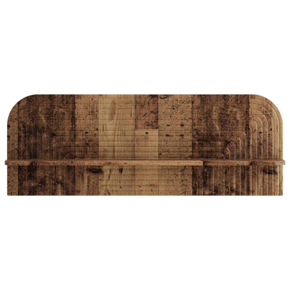 Wall Shelf 2 pcs Old Wood 102 x 13.5 x 37.5 cm Engineered Wood