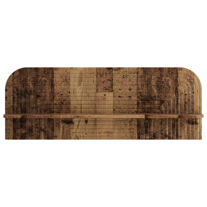 Wall Shelf 2 pcs Old Wood 102 x 13.5 x 37.5 cm Engineered Wood