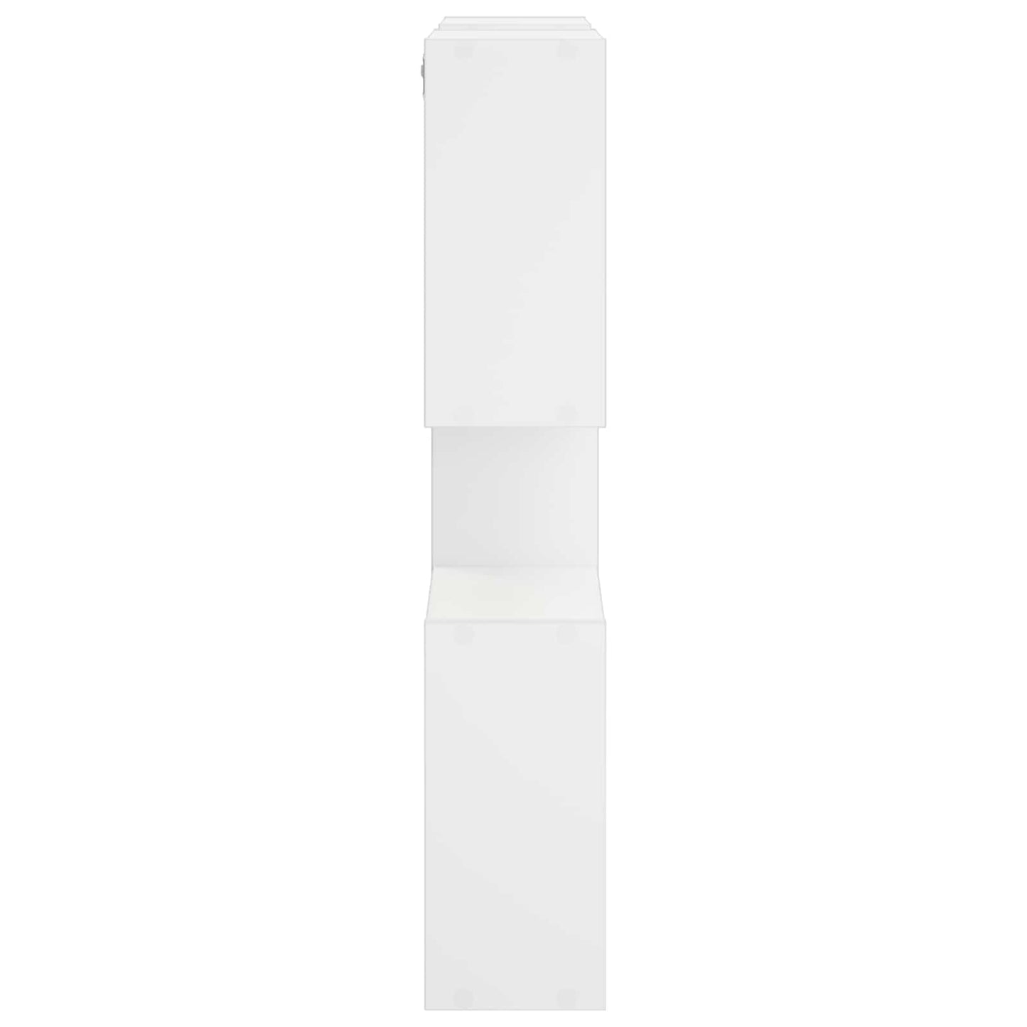 Wall Shelf White 99.5 x 17 x 91 cm Engineered Wood