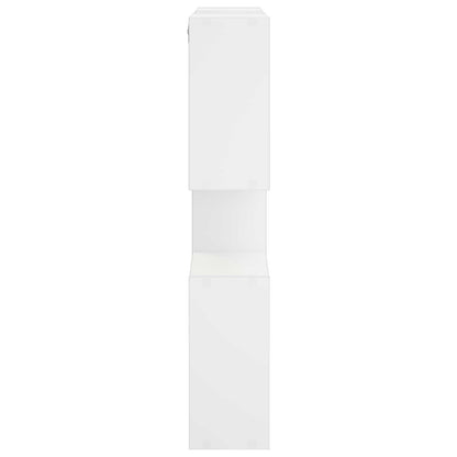 Wall Shelf White 99.5 x 17 x 91 cm Engineered Wood