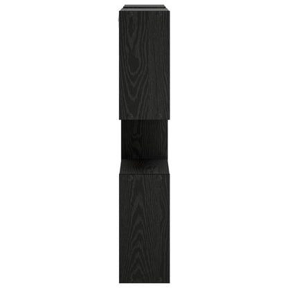 Wall Shelf Black 99.5 x 17 x 91 cm Engineered Wood