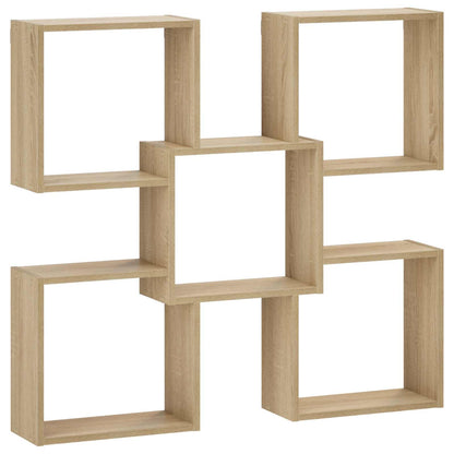 Wall Shelf Sonoma Oak 99.5 x 17 x 91 cm Engineered Wood
