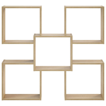 Wall Shelf Sonoma Oak 99.5 x 17 x 91 cm Engineered Wood