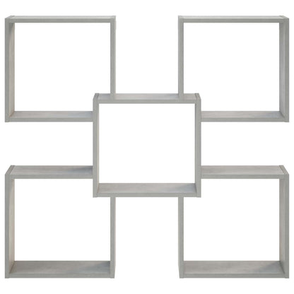 Wall Shelf Concrete Grey 99.5 x 17 x 91 cm Engineered Wood