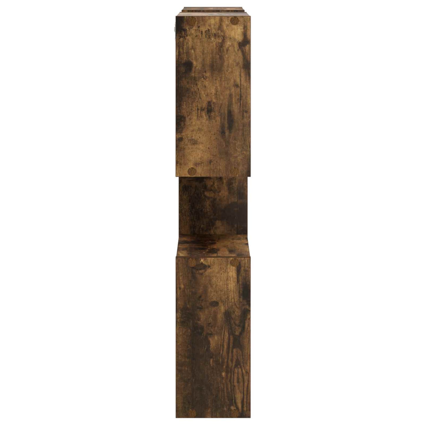 Wall Shelf Smoked Oak 99.5 x 17 x 91 cm Engineered Wood