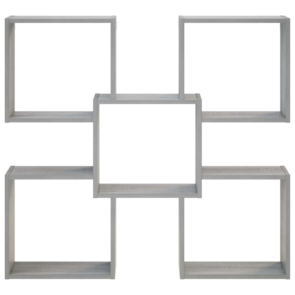 Wall Shelf Grey Sonoma 99.5 x 17 x 91 cm Engineered Wood