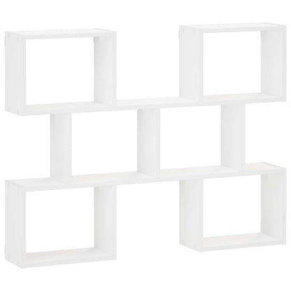 Wall Shelf White 103 x 17 x 80 cm Engineered Wood
