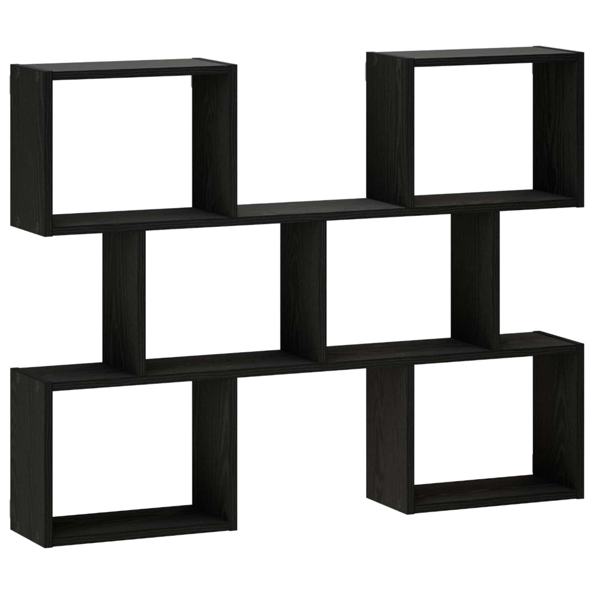 Wall Shelf Black 103 x 17 x 80 cm Engineered Wood