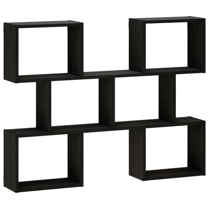 Wall Shelf Black 103 x 17 x 80 cm Engineered Wood