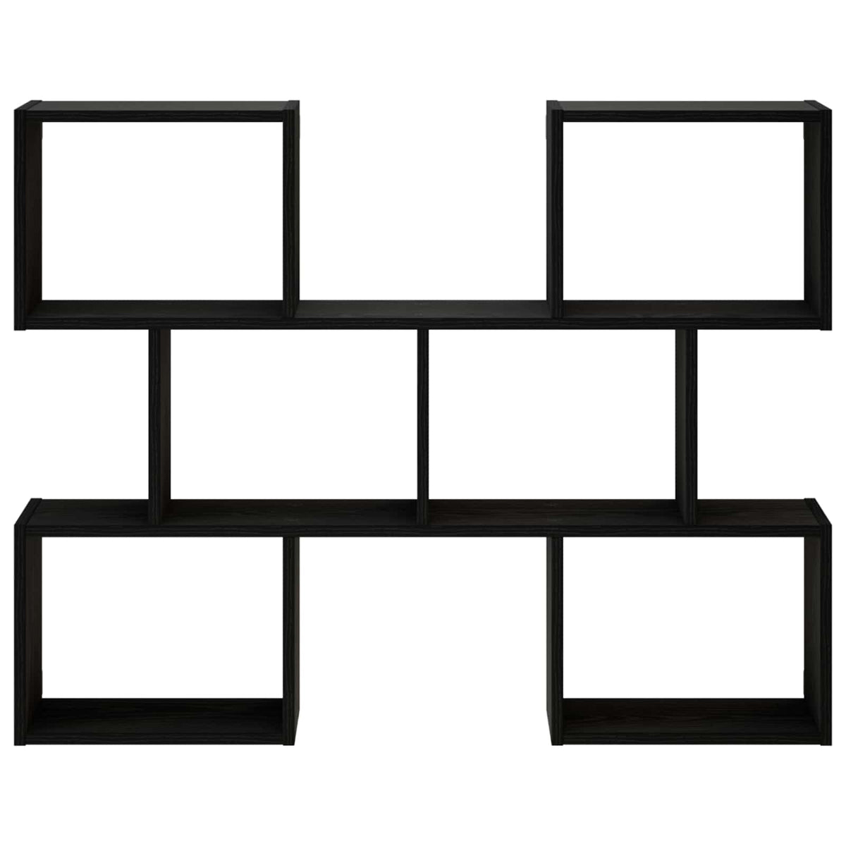 Wall Shelf Black 103 x 17 x 80 cm Engineered Wood