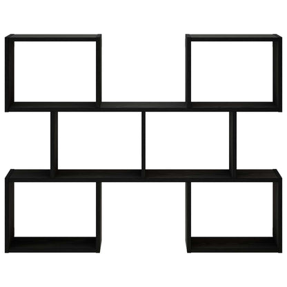 Wall Shelf Black 103 x 17 x 80 cm Engineered Wood