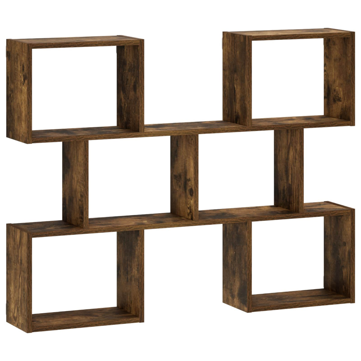 Wall Shelf Smoked Oak 103 x 17 x 80 cm Engineered Wood
