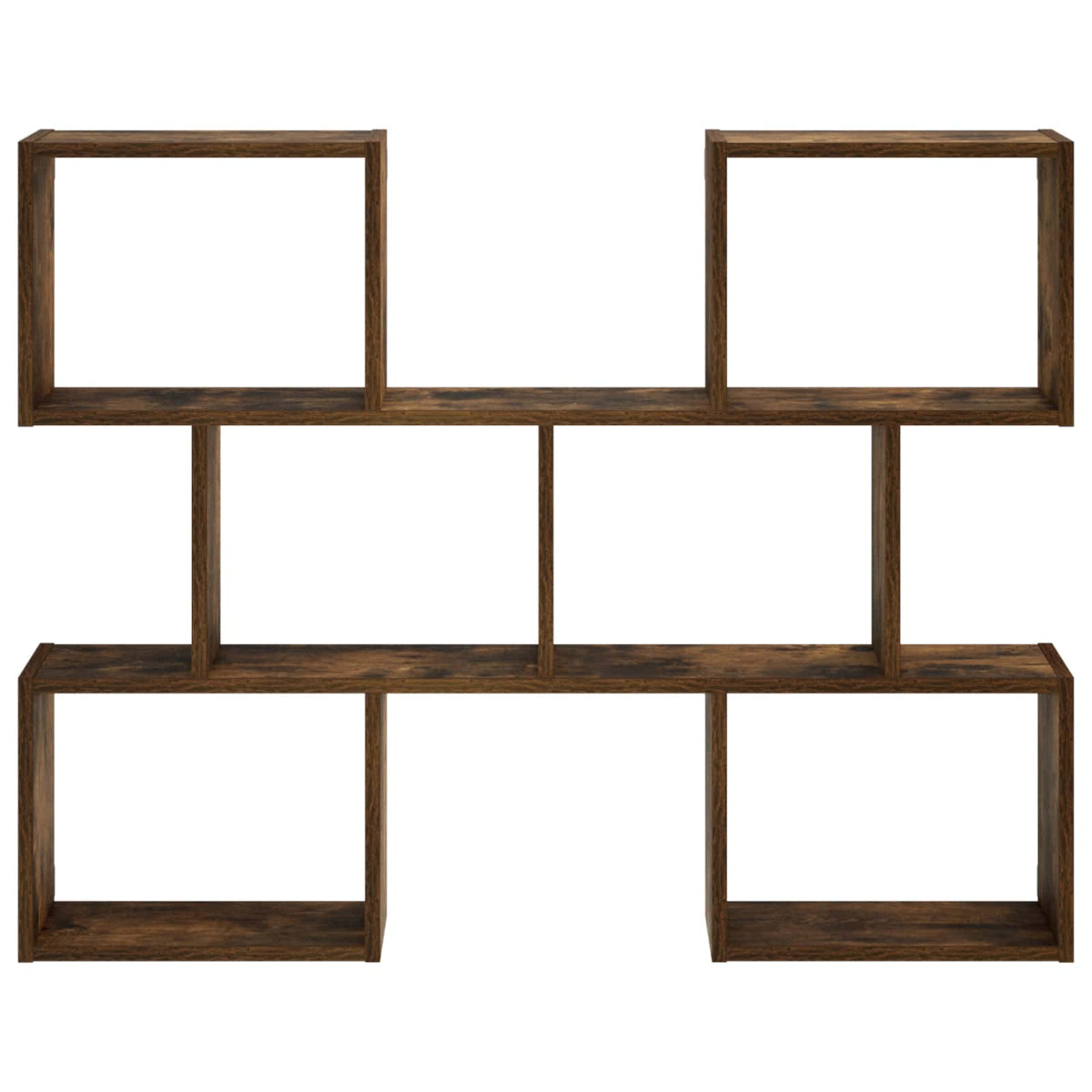 Wall Shelf Smoked Oak 103 x 17 x 80 cm Engineered Wood