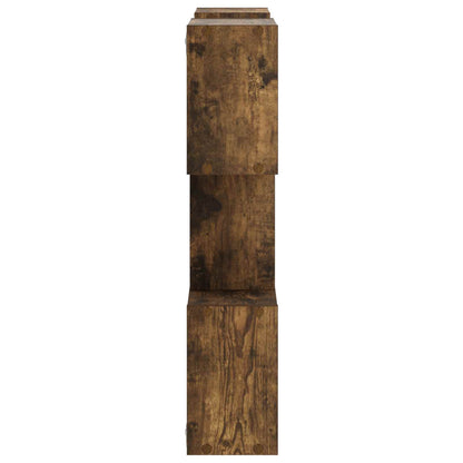 Wall Shelf Smoked Oak 103 x 17 x 80 cm Engineered Wood