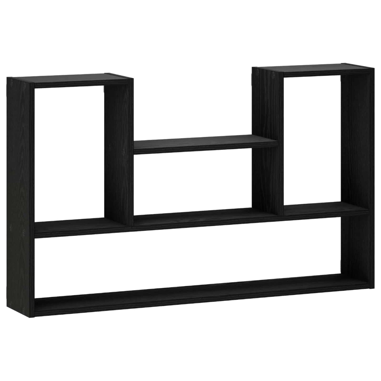 Wall Shelf Black 100 x 17 x 60 cm Engineered Wood