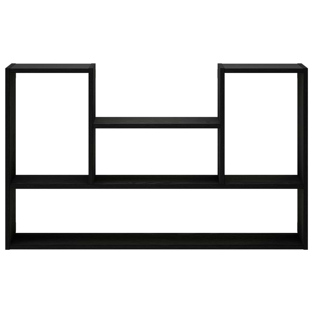 Wall Shelf Black 100 x 17 x 60 cm Engineered Wood