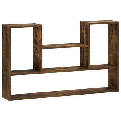Wall Shelf Smoked Oak 100 x 17 x 60 cm Engineered Wood