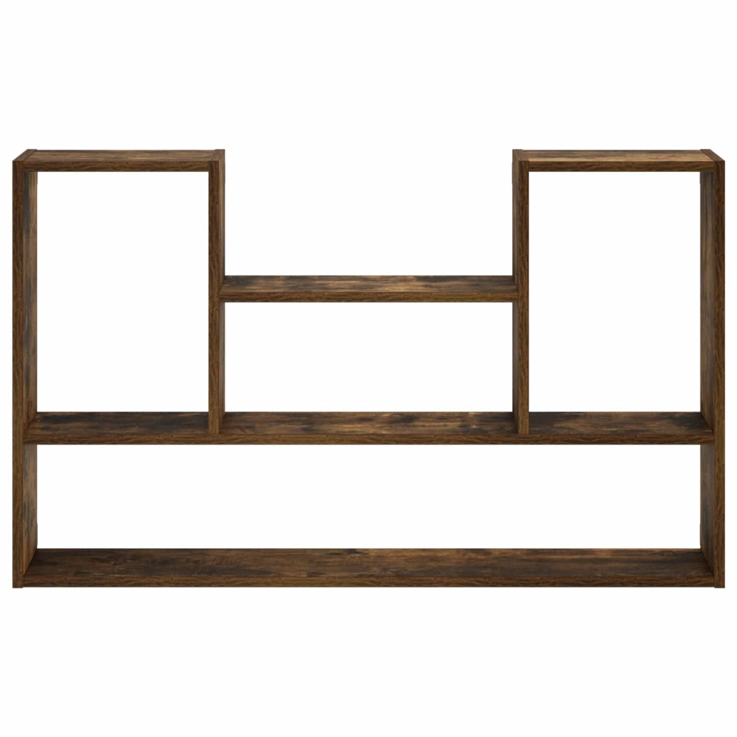 Wall Shelf Smoked Oak 100 x 17 x 60 cm Engineered Wood