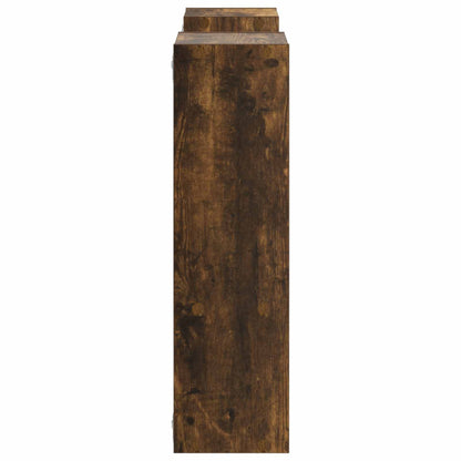 Wall Shelf Smoked Oak 100 x 17 x 60 cm Engineered Wood