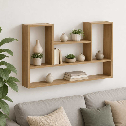 Wall Shelf Artisan Oak 100 x 17 x 60 cm Engineered Wood